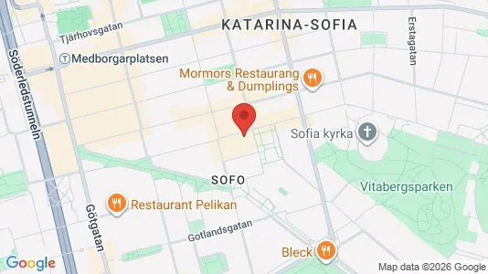 Apartments for rent i Södermalm - kort over placeringen