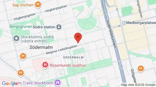 Apartments for rent i Södermalm - kort over placeringen