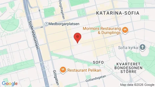 Apartments for rent i Södermalm - kort over placeringen