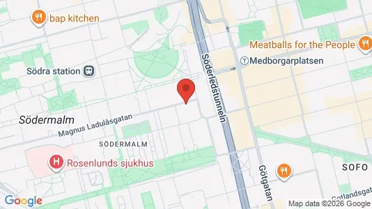 Apartments for rent i Södermalm - kort over placeringen