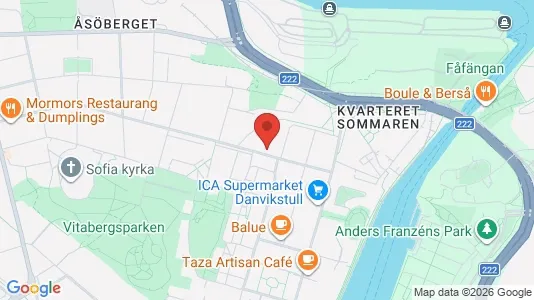 Apartments for rent i Södermalm - kort over placeringen