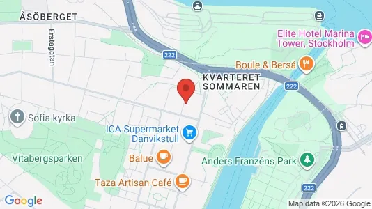 Apartments for rent i Södermalm - kort over placeringen