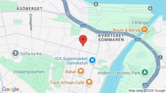 Apartments for rent i Södermalm - kort over placeringen