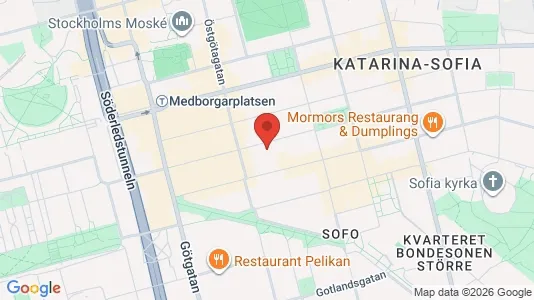 Apartments for rent i Södermalm - kort over placeringen