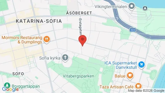 Apartments for rent i Södermalm - kort over placeringen