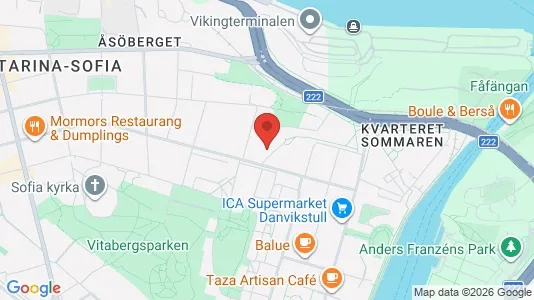 Apartments for rent i Södermalm - kort over placeringen