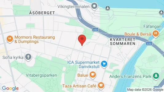 Apartments for rent i Södermalm - kort over placeringen