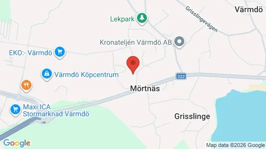 Apartments for rent i Värmdö - kort over placeringen