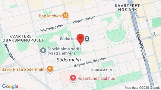 Apartments for rent i Södermalm - kort over placeringen