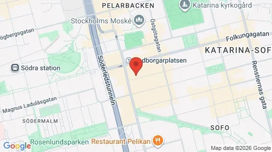 Apartments for rent i Södermalm - kort over placeringen
