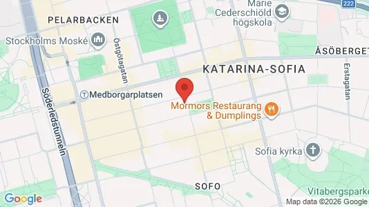 Apartments for rent i Södermalm - kort over placeringen