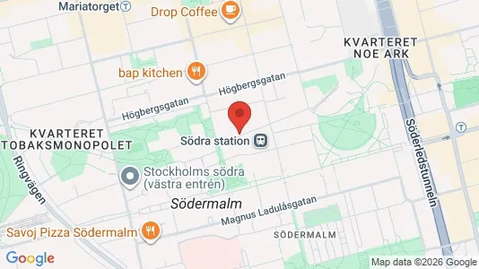 Apartments for rent i Södermalm - kort over placeringen