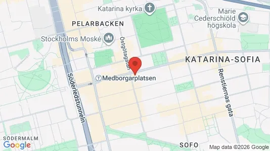 Apartments for rent i Södermalm - kort over placeringen