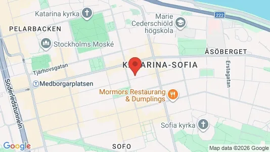 Apartments for rent i Södermalm - kort over placeringen