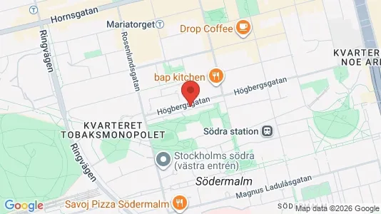 Apartments for rent i Södermalm - kort over placeringen