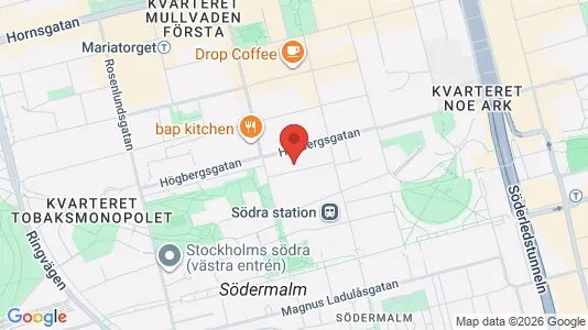 Apartments for rent i Södermalm - kort over placeringen