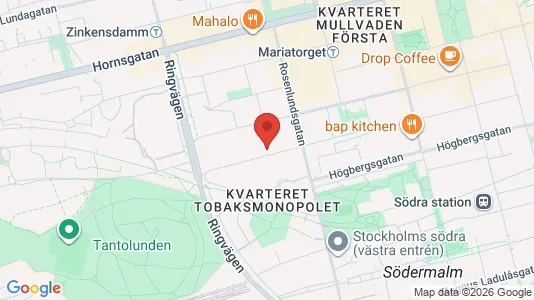 Apartments for rent i Södermalm - kort over placeringen