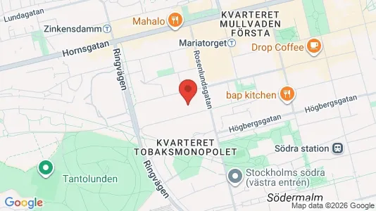 Apartments for rent i Södermalm - kort over placeringen
