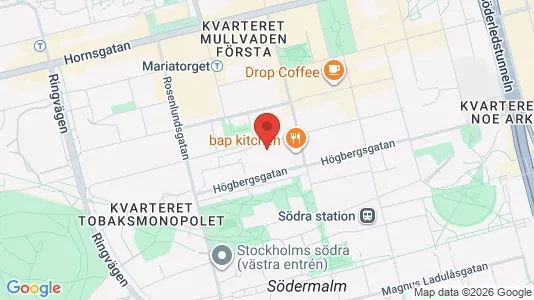 Apartments for rent i Södermalm - kort over placeringen