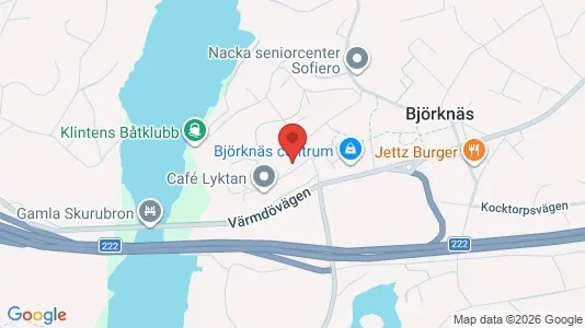 Apartments for rent i Nacka - kort over placeringen