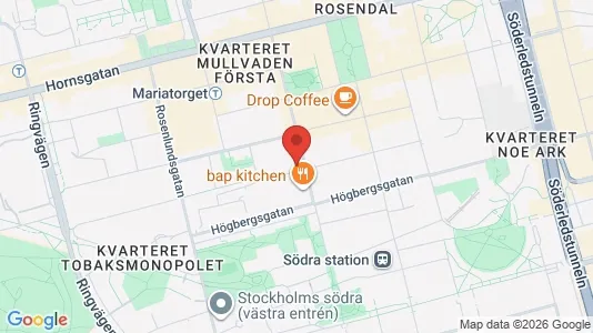 Apartments for rent i Södermalm - kort over placeringen