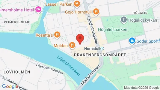 Apartments for rent i Södermalm - kort over placeringen