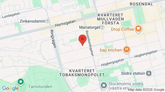 Apartments for rent i Södermalm - kort over placeringen