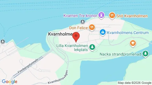 Apartments for rent i Nacka - kort over placeringen