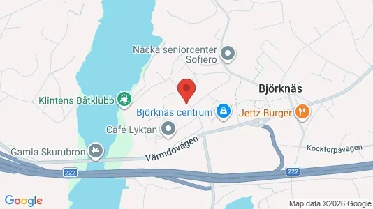 Apartments for rent i Nacka - kort over placeringen