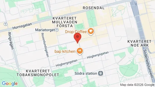 Apartments for rent i Södermalm - kort over placeringen