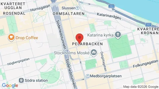Apartments for rent i Södermalm - kort over placeringen