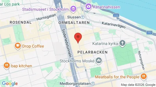 Apartments for rent i Södermalm - kort over placeringen