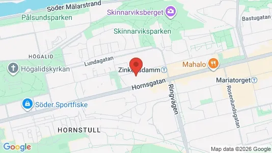 Apartments for rent i Södermalm - kort over placeringen