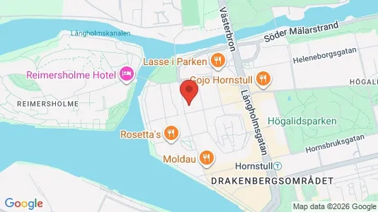 Apartments for rent i Södermalm - kort over placeringen