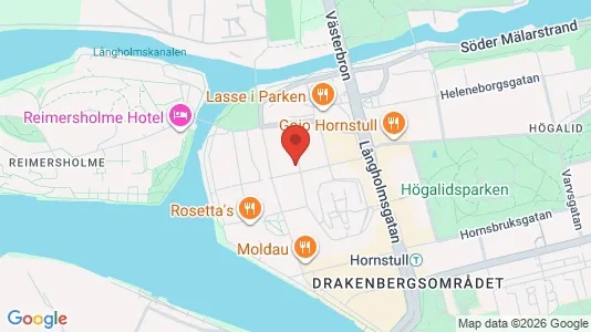 Apartments for rent i Södermalm - kort over placeringen