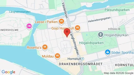 Apartments for rent i Södermalm - kort over placeringen