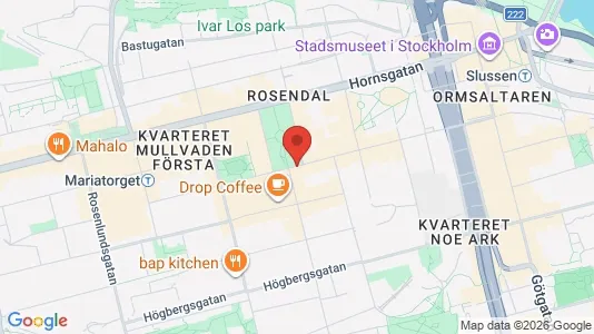 Apartments for rent i Södermalm - kort over placeringen