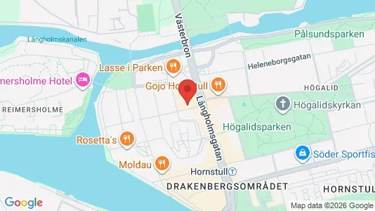 Apartments for rent i Södermalm - kort over placeringen