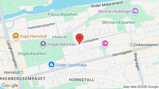 Apartments for rent i Södermalm - kort over placeringen