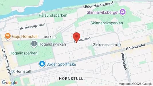 Apartments for rent i Södermalm - kort over placeringen