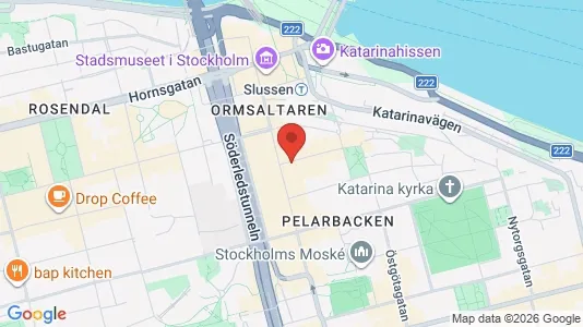 Apartments for rent i Södermalm - kort over placeringen