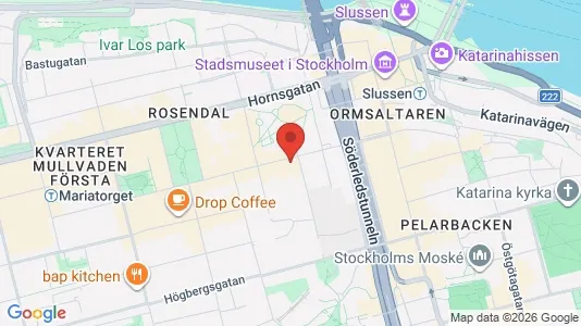 Apartments for rent i Södermalm - kort over placeringen