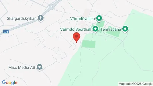 Apartments for rent i Värmdö - kort over placeringen