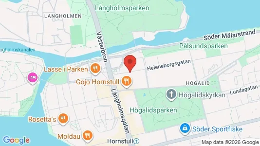 Apartments for rent i Södermalm - kort over placeringen