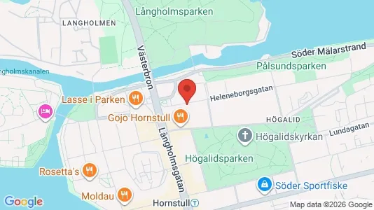 Apartments for rent i Södermalm - kort over placeringen