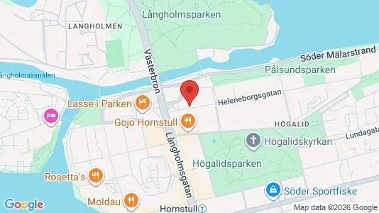 Apartments for rent i Södermalm - kort over placeringen