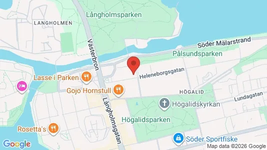 Apartments for rent i Södermalm - kort over placeringen