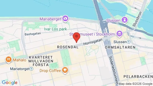 Apartments for rent i Södermalm - kort over placeringen