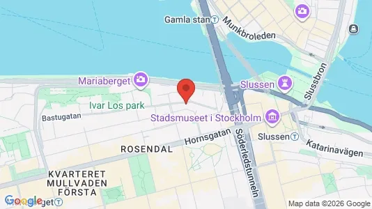 Apartments for rent i Södermalm - kort over placeringen