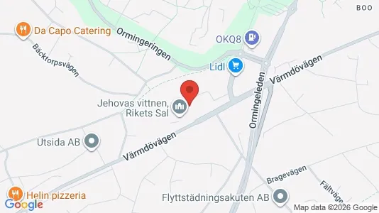 Apartments for rent i Nacka - kort over placeringen